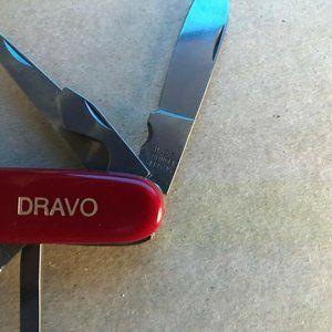 3-1/2"  Inox Solingen Germany Red Camping Knife